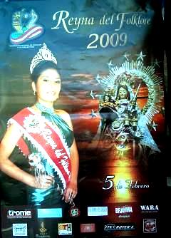 Afiche promocional de Se?orita Folklor 2009